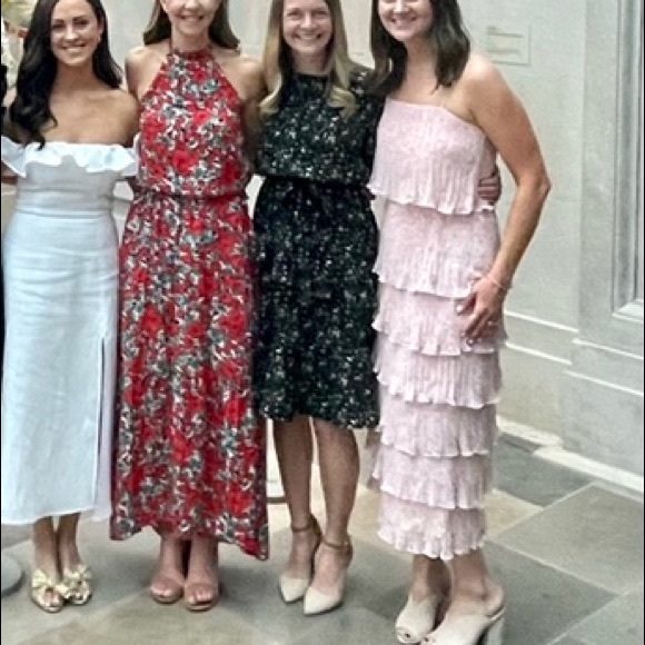 Pink ruffle tiered dress - Picture 4 of 4